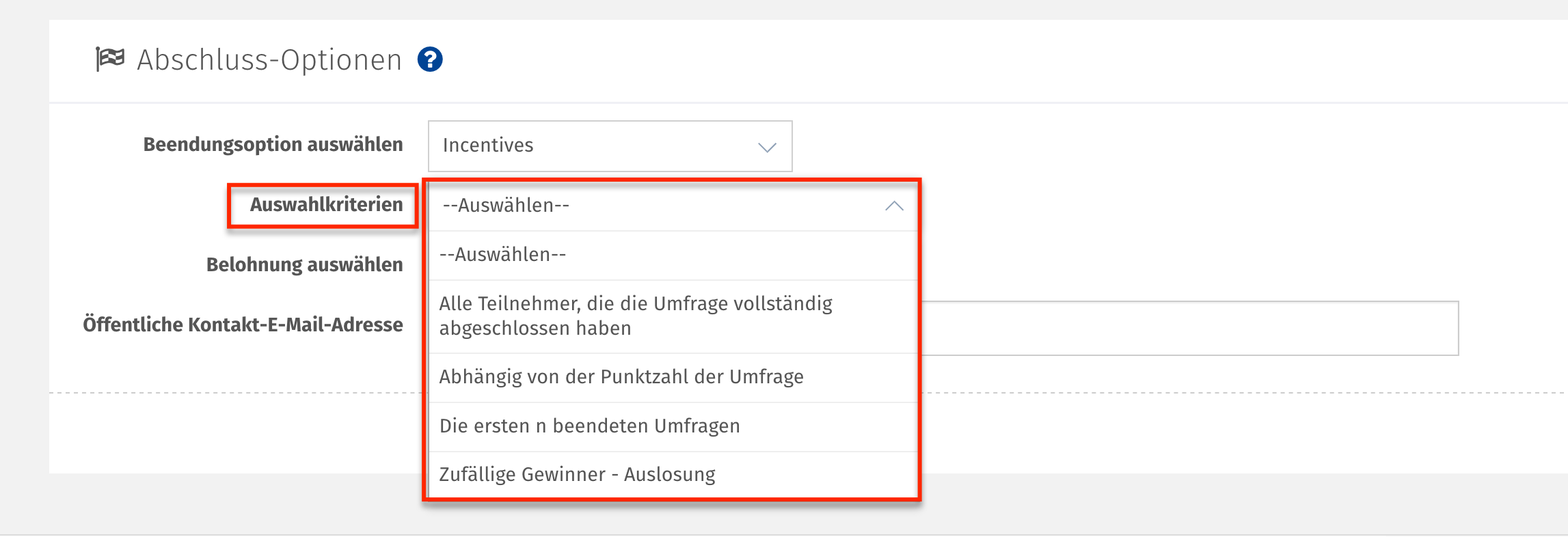 Survey Software Help Image